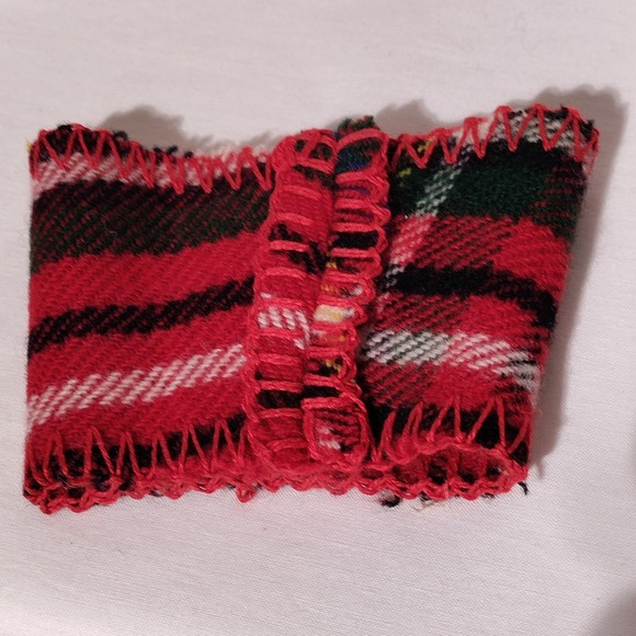 Coffee/pint sleeve, Faribault Woolen Mill Approx 4"x3" - Picture 8 of 13